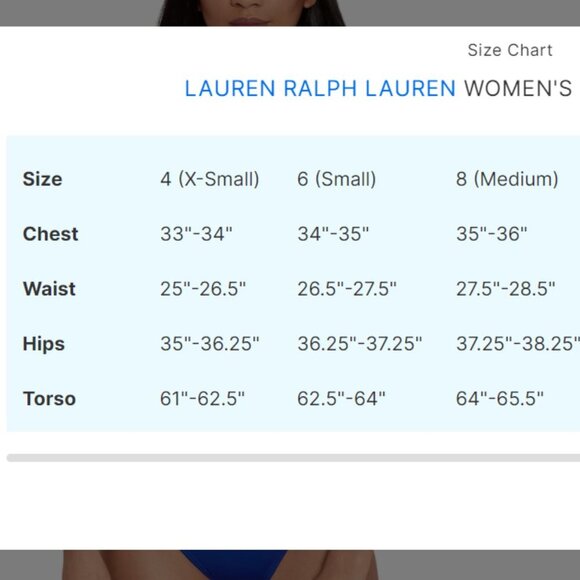 NWT Lauren Ralph Lauren Cabana One Shoulder One-Piece Ombre Swimsuit, Size 8 - Picture 7 of 7